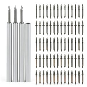 400pcs Double Head Skirting Nails with 4 Tools - Invisible Seamless Baseboard Screws for Solid Wood Trim, Double-Sided Installation-0